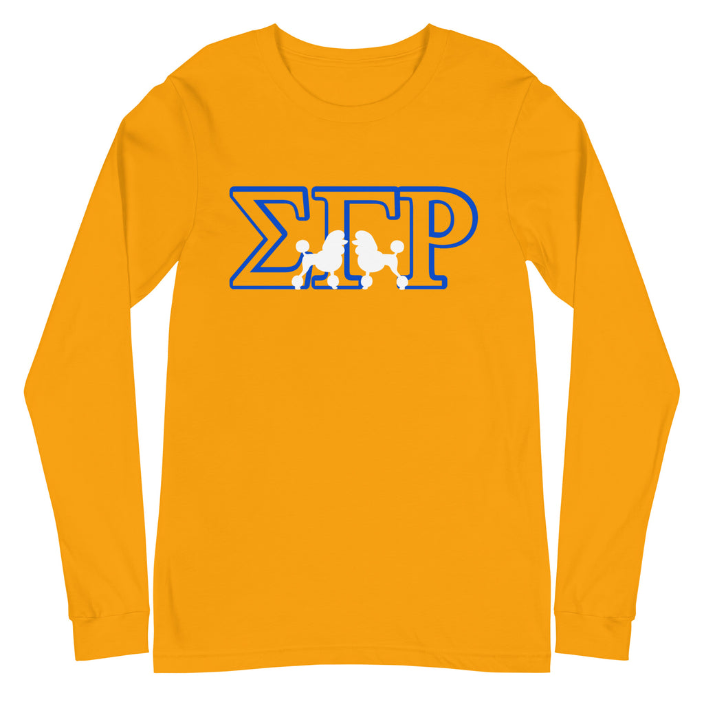 Sigma Gamma Rho | Facing Poodles Long Sleeve Tee