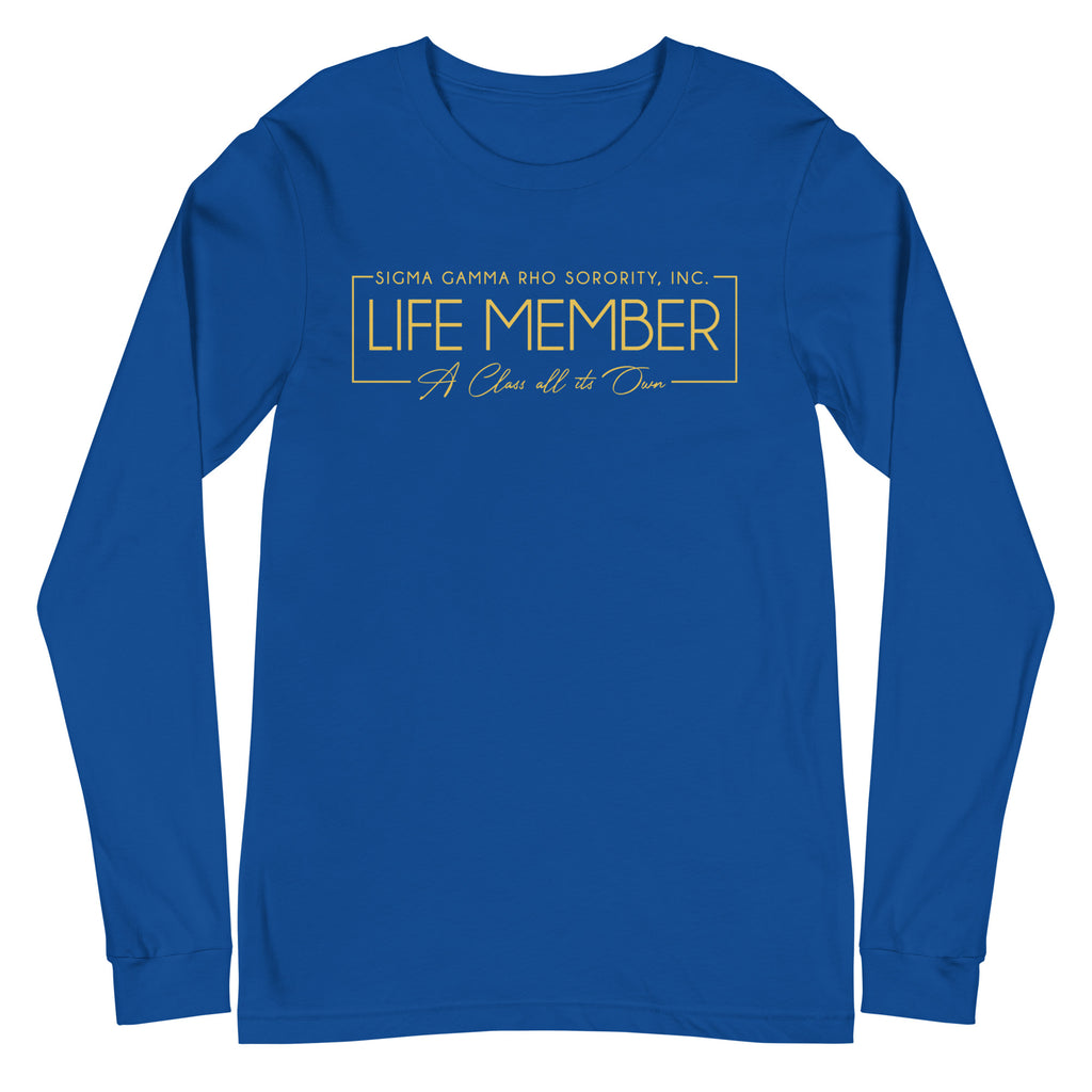 Sigma Gamma Rho | Classic Life Member Long Sleeve Tee